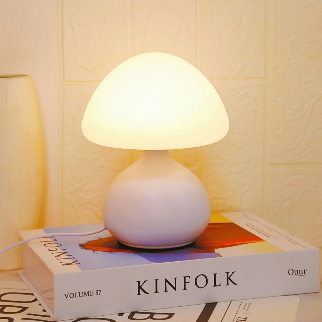 Dimmable Mushroom LED Table Lamp
