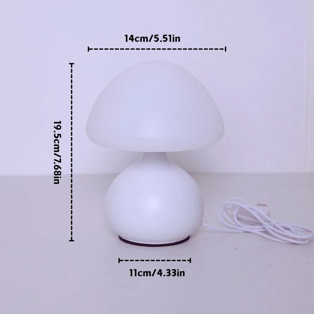 Dimmable Mushroom LED Table Lamp