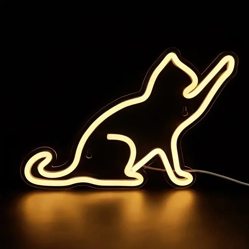 Cat LED Neon Sign