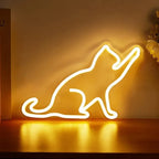Cat LED Neon Sign for Stylish Home Décor - Perfect Cat Neon Sign for Pet Lovers
