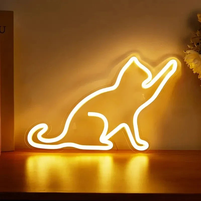 Cat LED Neon Sign