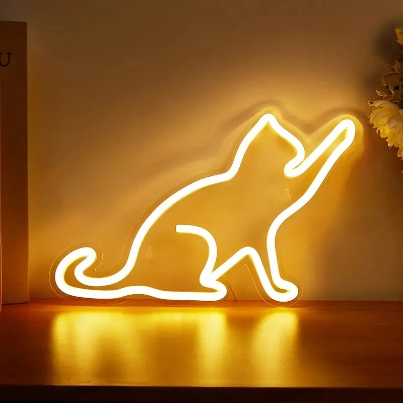 Cat LED Neon Sign